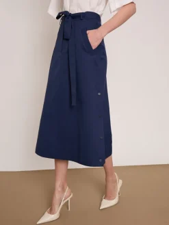 Rok donkerblauw