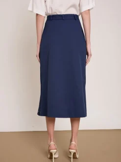 Rok donkerblauw