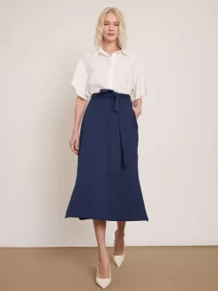 Rok donkerblauw