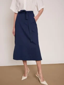 Rok donkerblauw