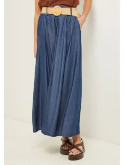 Rok donkerblauw