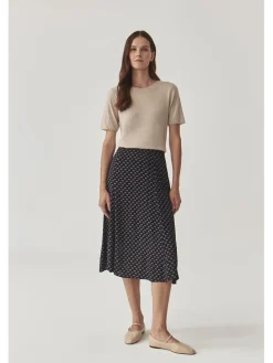 Rok donkerblauw