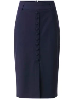 Rok donkerblauw