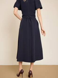 Rok donkerblauw