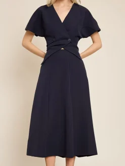 Rok donkerblauw