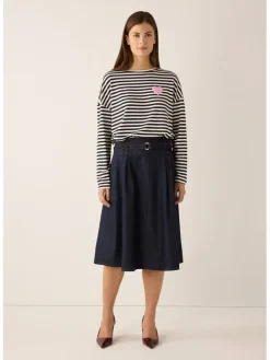Rok donkerblauw