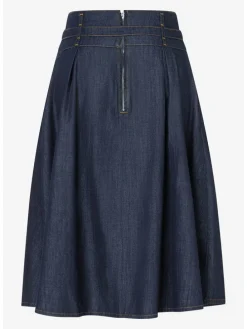 Rok donkerblauw