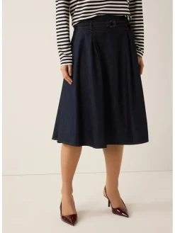 Rok donkerblauw