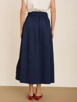 Rok donkerblauw