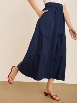 Rok donkerblauw