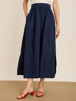 Rok donkerblauw