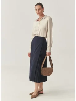 Rok donkerblauw