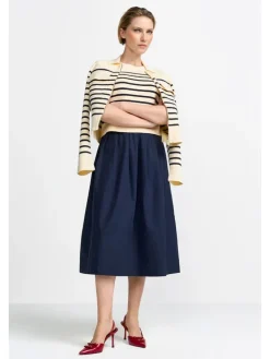 Rok donkerblauw