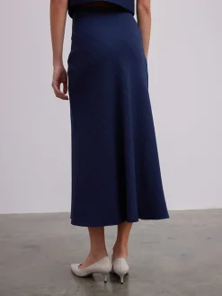 Rok donkerblauw