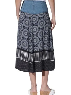 Rok donkerblauw
