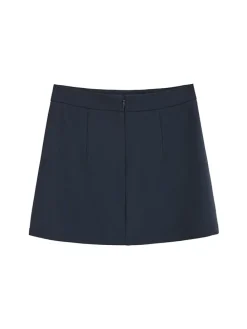 Rok donkerblauw