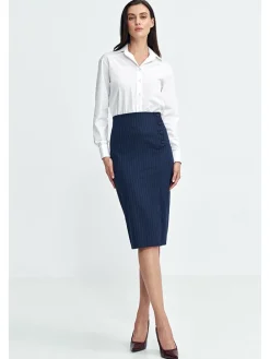 Rok donkerblauw
