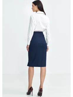 Rok donkerblauw