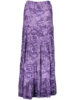 Rok "Flower" paars