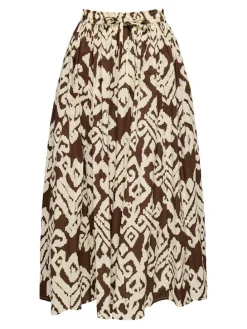 Rok lichtbruin/beige