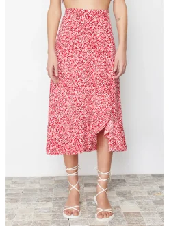 Rok rood/wit