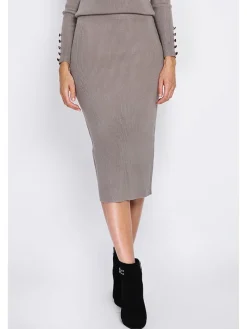 Rok taupe