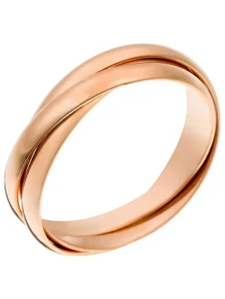 Roségouden ring "Saturna"
