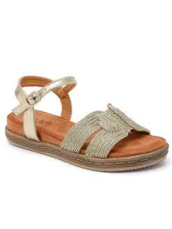 Sandalen goudkleurig