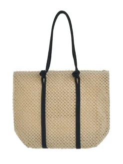 Schoudertas beige - (B)35 x (H)30 x (D)15 cm