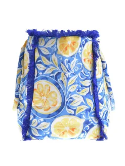 Schoudertas blauw - (B)35 x (H)30 x (D)20 cm