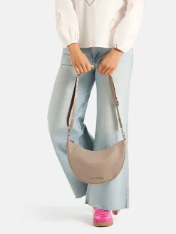 Schoudertas "Elena" beige - (B)30 x (H)20 x (D)6,5 cm