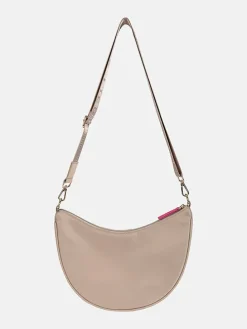 Schoudertas "Elena" beige - (B)30 x (H)20 x (D)6,5 cm