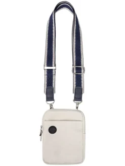 Schoudertas "Ourajoki" beige - (B)13 x (H)18 x (D)2 cm