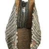 Schoudertas zwart/beige - (B)24 x (H)16 cm