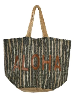 Schoudertas zwart/beige - (B)24 x (H)16 cm