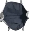 Schoudertas zwart/wit - (B)35 x (H)30 x (D)15 cm