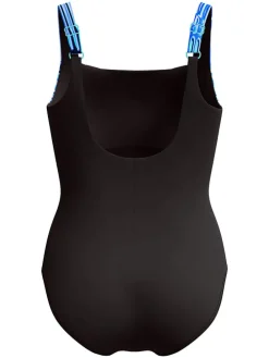 Shape-badpak "Lunalustre" zwart/blauw