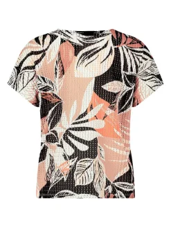 Shirt beige/zwart