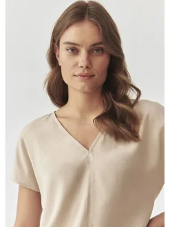 Shirt champagnekleurig
