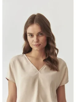 Shirt champagnekleurig
