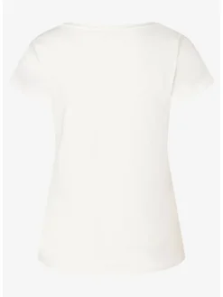 Shirt crème/blauw