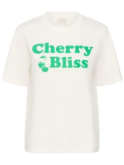 Shirt crème/groen