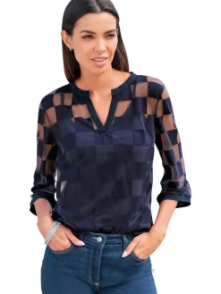 Shirt donkerblauw