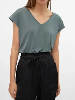 Shirt grijs/groen