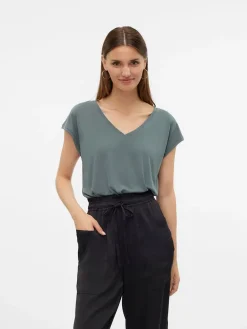Shirt grijs/groen