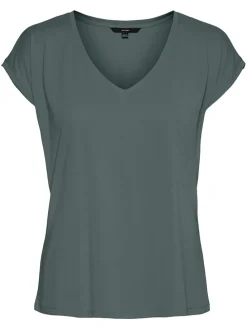 Shirt grijs/groen