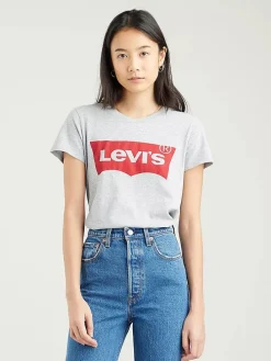 Shirt grijs/rood