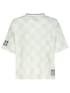 Shirt groen/wit