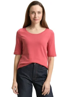 Shirt koraalrood