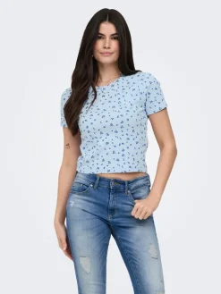 Shirt lichtblauw